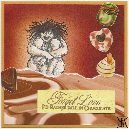 fall in chocolate